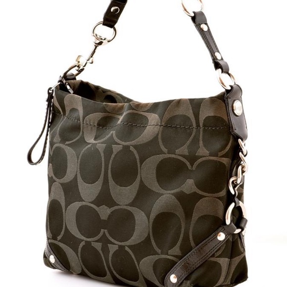 Coach Handbags - COACH Carly Sateen Hobo Shoulder Bag Brown F15250